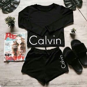 Calvin Klein matching outfit in black.